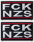 FCK NZS abnehmbares besticktes Armband, taktische Applikationen, Klettverschluss, Militär-Flagge, Aufnäher für Kleidung, Hundegeschirr, Rucksäcke, Jacken, Westen, Taschen, Jeans, Mützen, Hüte usw