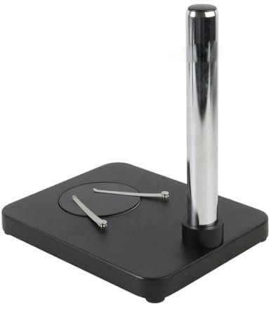 Observación al microscopio Soporte de soporte para microscopio con pilar de base ajustable de 76 mm (Small Black)