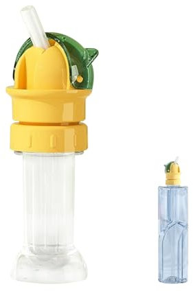 Shunfaji Trinkflasche Kinder Strohhalm Flaschenaufsatz Mit Silikon Strohhalm Und PP Deckel Für Standardflaschen Kinder (A)