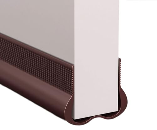 Door Bottom Sealing Strips, Door Bottom Seal Strip Stopper, Noise & PES-t Isolation Waterproo-f Door Bottom Seal Strip, PVC Door Sweeps Seal Easy Install Seals for Noise Blocking and Draft Prevention