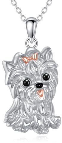 ONEFINITY French Bulldog/Dachshund/Dog/Corgi/Chihuahua/Yorkie/Boston Terrier/Basset Hound Necklace Sterling Silver Puppy Necklace Animal Jewellery Gifts for Women Mum