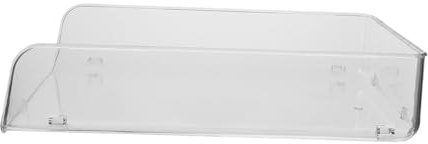 Kisangel Stapler Kühlschrank Organizer Transparent Gefrierschrank Regal Stapelbar Flexibel Höhenverstellbar Leicht zu Reinigen zur Aufbewahrung von Fleisch Gemüse und Resten Platzsparend