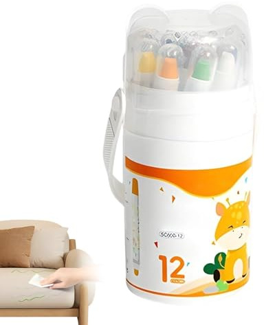 Nevalerra Drehbare Wachsmalstifte | Schnelltrocknendes Partygeschenk,Wachsmalstifte Für Malbücher,Für Kindergarten Schule Geburtstag Weihnachten Mädchen