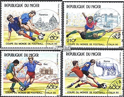 Prophila Collection niger 1090-1093 (complete.issue.) fine used/cancelled 1990 World Cup, Italy (Stamps for collectors) Soccer