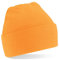 Beechfield Unisex Turn-up Beanie Baseball Cap, Orange (Fluorescent Orange), Einheitsgröße