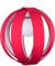 MiniSun | Modern Red Fabric Cocoon Style Ceiling Light Shade | Pendant Lights, Home Décor & Improvement Essential | 290cm Shade Width