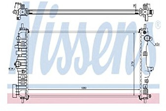 Nissens North America,Inc Radiator - 630714