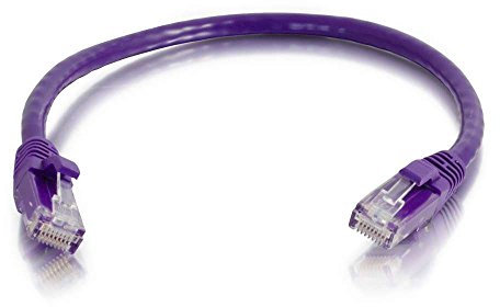 C2G 1m Cat6 Booted Unshielded (UTP) Network Patch Cable - Purple