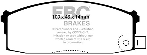 EBC Brakes DP526 Blackstuff Bremsbeläge