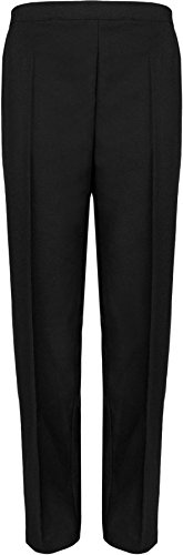 WearAll Ladies Elasticated Pocket Trousers Womens Pants 8-30