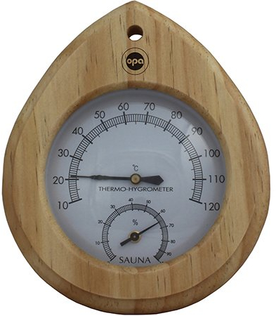 OPA Sauna-Thermo- und Hygrometer, Holz, finnisches Design
