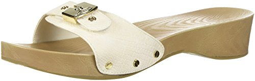 Dr. Scholl's Shoes Women's Classic Slide Sandals, Gardenia Snake Print, 4 UK