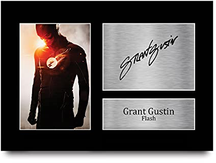 HWC Trading Grant Gustin A4 Ungerahmt Signiert Gedruckt Autogramme Bild Druck-Fotoanzeige Geschenk Für The Flash Tv-Show-Fans