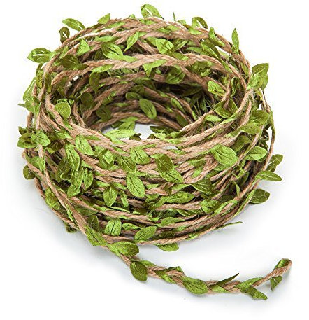 Romote Guirlande de vigne artificielle de 20 m avec feuilles de vigne de la jungle rustique pour décoration de mariage ou de maison