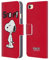 Head Case Designs Licenza Ufficiale Peanuts Snoopy Personaggi Custodia Cover in Pelle a Portafoglio Compatibile con Apple iPhone 7/8 / SE 2020 & 2022