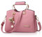 NICOLE&DORIS Femmes Sacs À Main Fourre-Tout Poignée Sacs À Bandoulière Sac Crossbody Sac En Cuir Pour Dames avec Longue Sangle rose