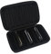 Mundharmonika Box,Aufbewahrungstasche Mundharmonika Mundharmonika-Etui PU-Leder Schwarze Mundharmonika-Tragetasche mit Reißverschluss Aufbewahrungstasche für 7 Mundharmonikas