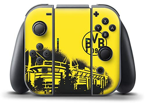 DeinDesign Skin kompatibel mit Nintendo Switch Controller Folie Sticker Borussia Dortmund Stadion BVB