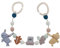 Sebra - Häkel-Kinderwagenkette - Daydream - Baumwolle - Mehrfarbig - Länge 53 cm