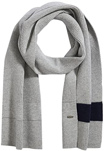 TOM TAILOR Herren Strickschal 1026778, 14427 - Light Soft Grey Melange, ONESIZE