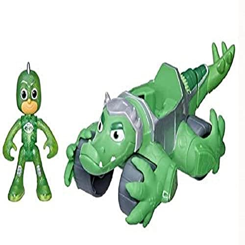 PJ Masks Animal Power, Pyja-Destrier-Fahrzeug, Deluxe von Gluglu, Vorschulspielzeug mit Gluglu-Figur, ab 3 Jahren, F5342, Mehrfarbig
