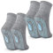 TENQUAN Yoga Socken, 2 Paar Stoppersocken für Damen und Herren, Rutschfeste Griffsocken für Yoga, Pilates, Krankenhaus, Barre oder Heimsport und Bewegung (2 Paar Grau, Unisex 43-46)