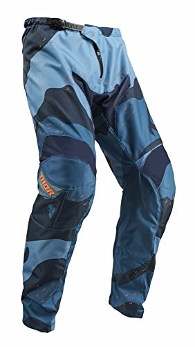 Thor Crosshose Sector CAMO MX Motocross Enduro Hose blau Gr. 34