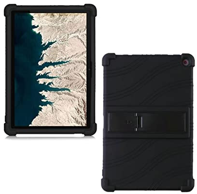 ORANXIN Coque pour Lenovo 10e Chromebook 10.1 Pouce Tablette Doux Silicone Support Caoutchouc Antichoc Housses Protecteur Etuis