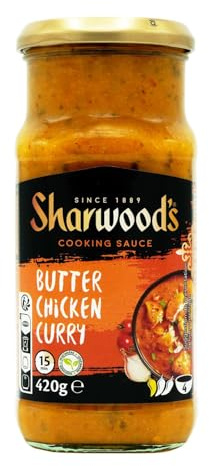 Sharwood`s Butter Chicken Curry Kochsauce, 6er Pack (6 x 420g)