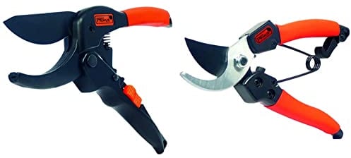 Garten Primus Gartenschere & Gartenschere, Rosenschere, Rebschere, Damenschere, schwarz/orange, 17,7 x 4,8 x 1,6 cm, 01020