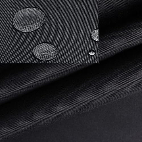 600D hochelastisches, schweres, wasserdichtes Oxford-Gewebe, Innen- und Außenabdeckung, 600 g, Schwarz, 100 x 150 cm