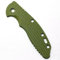 Aibote 1PC G10 Ersatz Griff Skala Glasfaser Griff Patch Griff DIY Werkzeug Material entwickelt für Rick Hinderer XM18 3.5 Klappmesser (Armeegrün)