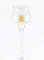 Grand vase en verre avec pied 45 cm