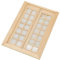 F Fityle 1:12 Miniature Fenêtre Dollhouse Double Porte Fenêtre DIY Scène Modèle Artisanat Dollhouse Accessoires Poupée en Bois Petite Fenêtre pour Cuisine