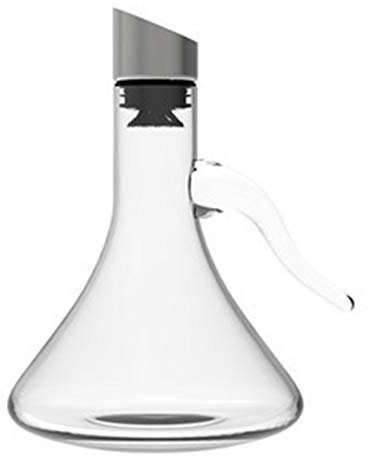 Knadgbft Decantador de estilo europeo, decantador rápido, filtro de cascada de vino, botella de vino con tapa, 1700 ml