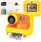 REDGO Kids Instant Print Camera Digital Camera for Kids with 2.0 Inch 1080P HD Screen, Kids Camera 48MP for Girls Boys Gifts with 32GB SD Card, 3 Rolls of Printing Paper, 6 Colored Pens (Yellow)