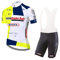 SGCIKER 2024 Herren Pro team INTERMARCHE WANTY Radtrikot Set, Kurzarm Fahrrad bekleidung Lätzchen Kurzsets Gel Pad（2XL