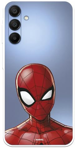 Schutzhülle kompatibel mit Samsung Galaxy A15 5G, offizielle Marvel-Silhouette, um Ihr Handy zu schützen. Flexible transparente Silikonhülle mit offizieller Marvel-Lizenz