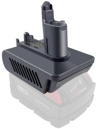 MAKBOS for Milwaukee for Dyson Type-B Battery Adapter 21.6V DC31 DC34 DC35 DC44 DC45 DC46 DC55 DC56 DC57 (Only Fit for Type B, Not for Type A)