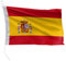 FLAGLY bandera de barco España 45 x 30 cm formato apaisado - 115g/m² peso tela - impresa, robusta con cuerda y lazo, accesorios de barco barco a motor