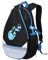 Perfeclan Tennistasche Badmintontasche für Wasserflaschen Zubehör Tragbarer Tennisrucksack Sportrucksack für Badminton Damen Reise, Schwarz