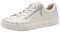 Jana Femmes Baskets Plates avec Fermeture éclair Vegan, Mehrfarbig (Blanc Print), 36 EU