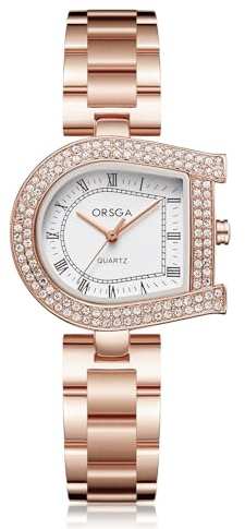 CIVO Orologio Donna Acciaio Oro Rosa: Impermeabile Quarzo Piccolo - Analogico Minimalista Regalo per Donna