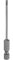 QUARKZMAN Embouts de Tournevis Plats Magnétiques Sl2,5 2,5 mm en Acier S2 Embout de Tournevis à Tête Plate 1/4 Tige Hexagonale Embouts de Tournevis de Qualité Industrielle de 3 de Long