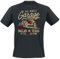 Gas Monkey Garage Go Big Or Go Home Uomo T-Shirt Nero M 100% Cotone Regular