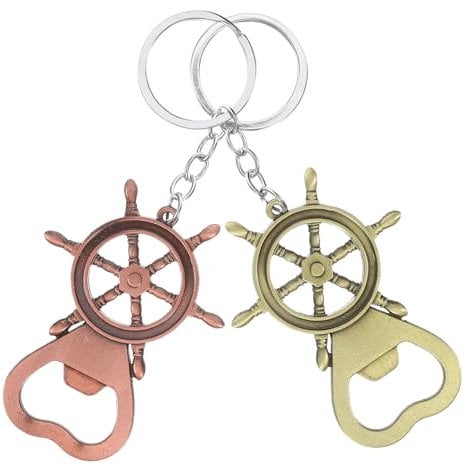 GALPADA 2stücke Ruderförmiger Schlüsselanhänger Mit Flaschenöffner Aus Robusten Legierungsmaterialien Praktischer Für Verschiedene Flaschentypen Als Dekoratives Accessoire