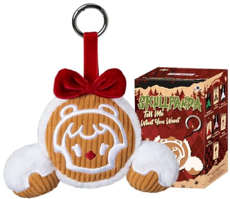 POP MART SKULLPANDA Tell Me What You Want Series Plush Pendant 1PC Pop Figuren Zufällige Figuren Actionfiguren Sammelfiguren und Sammler Kunstspielzeug Spielzeug Figuren Geschenk