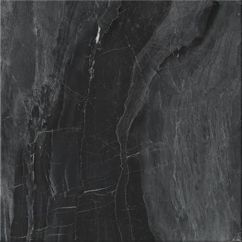 VILO SPC Vinylboden Dark stone, 60x60cm, Klick-System, 100% wasserfest, strapazierfähig, für Fußbodenheizung geeignet, schall- und wärmeisolierend, pflegeleicht, 4 Stück, 1,44m2