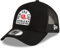 New Era Truckerkappe schwarz verstellbar Snapback Cap Mesh A-Frame gebogener Schirm - One-Size