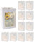 Leisofter Geschenktasche mit Fenster Transparente Bouquet-Geschenktaschen mit Griff Graduierung Papiertüten Papier Tote Blumentüten für Muttertag Graduierung Hochzeit, 10Pcs